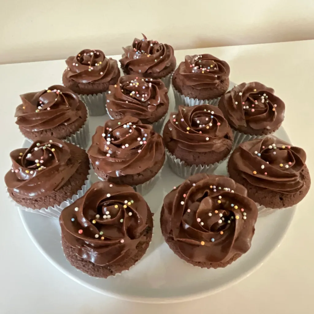 Chocolate swirl cupcakes